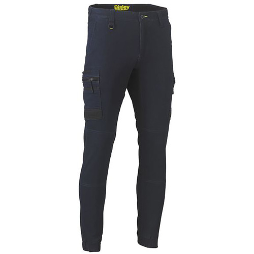 WORKWEAR, SAFETY & CORPORATE CLOTHING SPECIALISTS FLEX AND MOVE STRETCH DENIM CARGO CUFFED PANTS