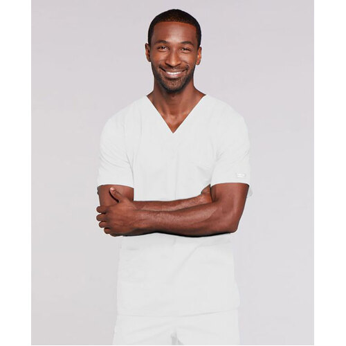 WORKWEAR, SAFETY & CORPORATE CLOTHING SPECIALISTS Poly Cotton Stretch Unisex V Neck Top