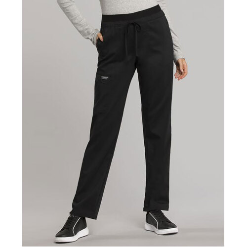 WORKWEAR, SAFETY & CORPORATE CLOTHING SPECIALISTS Revolution - HIGH WAISTED KNIT BAND TAPERED WOMEN'S PANT, REGULAR LENGTH