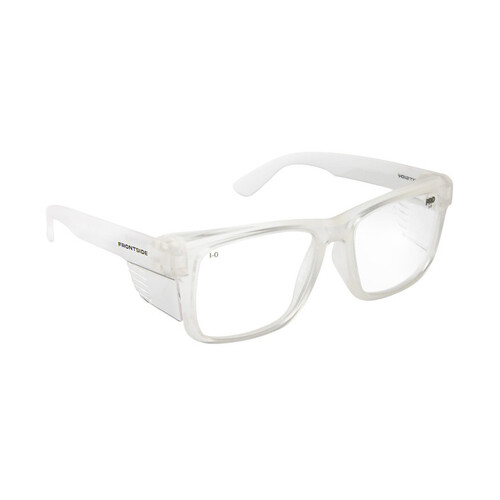 WORKWEAR, SAFETY & CORPORATE CLOTHING SPECIALISTS SAFETY GLASSES FRONTSIDE CLEAR LENS WITH CLEAR FRAME