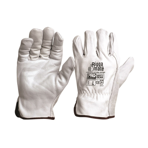 WORKWEAR, SAFETY & CORPORATE CLOTHING SPECIALISTS Riggamate Natural Cowgrain Gloves
