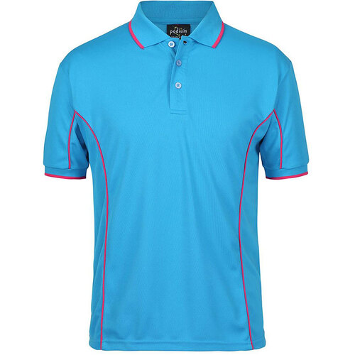 WORKWEAR, SAFETY & CORPORATE CLOTHING SPECIALISTS - Podium Short Sleeve Piping Polo